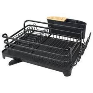 DESCRIPTION: (1) DISH DRYING RACK INFORMATION: BLACK RETAIL$: $20.00 EA QTY: 1