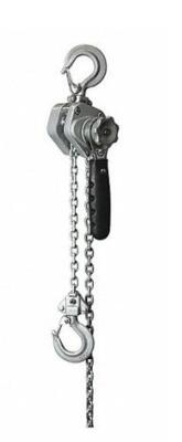 DESCRIPTION: (1) CHAIN MANUAL LEVER HOIST BRAND/MODEL: OZ LIFTING/OZIND025-10LH INFORMATION: CAPACITY: 500 LBS/GRAY/MAX LIFT DISTANCE: 328' RETAIL$: 1