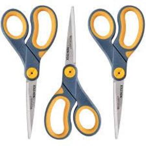 DESCRIPTION: (1) CASE OF (6) PACKS OF (3) STRAIGHT SCISSORS BRAND/MODEL: WESTCOTT SIZE: 8" RETAIL$: $21.00 EA QTY: 1