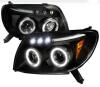 DESCRIPTION: (1) SET OF (2) DUAL HALO PROJECTOR HEADLIGHTS BRAND/MODEL: SPEC D/2LHP-4RUN03JM-TM INFORMATION: MATTE BLACK/FOR TOYOTA 4RUNNER RETAIL$: 2