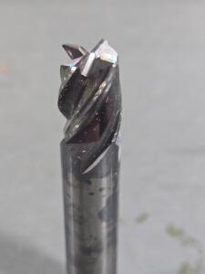 DESCRIPTION: (2) CARBIDE CONER CHAMFER END MILLS BRAND/MODEL: ACCUPRO 04490637 SIZE: 7/16" DIA 9/16" LOC 0.0150" CHAMFER WIDTH RETAIL$: $102.68 QTY: 2