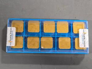 DESCRIPTION: (10) CARBIDE TURNING INSERTS BRAND/MODEL: WALTER VALENITESPG 638 A RETAIL$: $135.90 QTY: 10