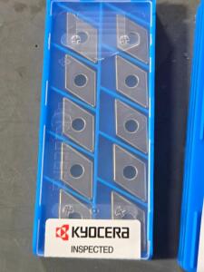 DESCRIPTION: (40) CARBIDE TURNING INSERTS BRAND/MODEL: KYOCERA DNGG 432 DP RETAIL$: $610.30 QTY: 40