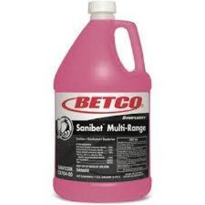 DESCRIPTION: (4) SANIBET MULTI-RANGE BRAND/MODEL: BETCO #23704-00 SIZE: 1 GALLON RETAIL$: $30.00 EA QTY: 4