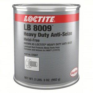 DESCRIPTION: (1) HEAVY DUTY ANTI SEIZE BRAND/MODEL: LOCTITE LB 8009 #45MY43 SIZE: 2 LB RETAIL$: $147.90 EA QTY: 1