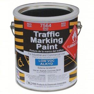 DESCRIPTION: (2) TRAFFIC ZONE MARKING PAINT BRAND/MODEL: RAE #4YNZ1 INFORMATION: RED SIZE: 1 GALLON RETAIL$: $86.86 EA QTY: 2