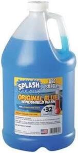 DESCRIPTION: (2) WINDSHIELD WASHER FLUID BRAND/MODEL: SPLASH ORIGINAL BLUE SIZE: 1 GALLON RETAIL$: $10.00 EA QTY: 2