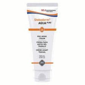 DESCRIPTION: (4) PRE-WORK CREAM BRAND/MODEL: STOKODERM AQUA PURE SIZE: 100 ML RETAIL$: $4.95 EA QTY: 4