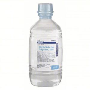 DESCRIPTION: (6) STERILE WATER FOR IRRIGATION BRAND/MODEL: BAXTER #2F7114 SIZE: 1000 ML RETAIL$: $9.95 EA QTY: 6