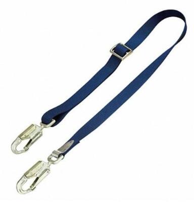 DESCRIPTION: (1) RESTRAINT LANYARD BRAND/MODEL: 3M DBI-SALA/1234030 INFORMATION: NYLON/BLUE/LOAD CAPACITY: 350 LB RETAIL$: 259.78 SIZE: 6' QTY: 1