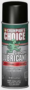 DESCRIPTION: (6) SILICONE LUBRICANT BRAND/MODEL: CHAMPION'S CHOICE SIZE: 11 OZ RETAIL$: $8.91 EA QTY: 6