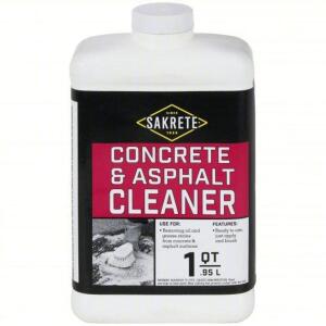 DESCRIPTION: (1) CONCRETE AND ASPHALT CLEANER BRAND/MODEL: SAKRETE #21HC50 SIZE: 1 QT RETAIL$: $21.30 EA QTY: 1