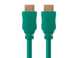 DESCRIPTION: (1) BAG OF (10) HDMI CABLES BRAND/MODEL: MONOPRICE #5RFE7 INFORMATION: GREEN SIZE: 6FT RETAIL$: $80.00 EA QTY: 1