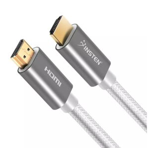 DESCRIPTION: (4) ULTRA HIGH SPEED HDMI CABLE BRAND/MODEL: INSTEN INFORMATION: WHITE, 8K SIZE: 10' RETAIL$: $12.99 EA QTY: 4