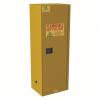 DESCRIPTION: (1) FLAMMABLES SAFETY CABINET BRAND/MODEL: CONDOR #491M64 INFORMATION: YELLOW SIZE: STD SLIMLINE, 22 GAL, 23 1/2 IN X 18 1/4 IN X 66 1/2