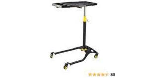 DESCRIPTION: (1) AUTOMOTIVE SERVICE TRAY ROLLING CART BRAND/MODEL: OMEGA LIFT #97531 INFORMATION: BLACK WITH YELLOW RETAIL$: $253.32 EA QTY: 1