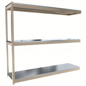 DESCRIPTION: (1) BOLTLESS SHELVING UNIT BRAND/MODEL: HALLOWELL #35UV68 INFORMATION: MEDIUM DUTY, 3 SHELVES SIZE: 96" X 24" X 84" RETAIL$: $611.01 EA Q