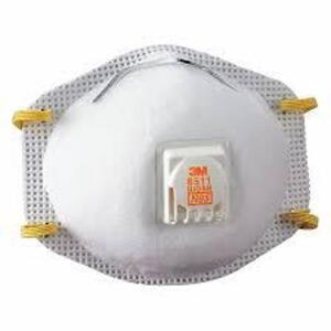 DESCRIPTION: (8) BOXES OF (10) DISPOSABLE RESPIRATOR BRAND/MODEL: 3M #4JF99 INFORMATION: WHITE SIZE: DUAL, NON-ADJ, METAL NOSE CLIP, STD, UNIVERSAL MA