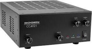 DESCRIPTION: (1) CC SERIES AMPLIFIER BRAND/MODEL: BOGEN #CC4021 SIZE: 40 WATTS OUTPUT RETAIL$: $200.00 EA QTY: 1