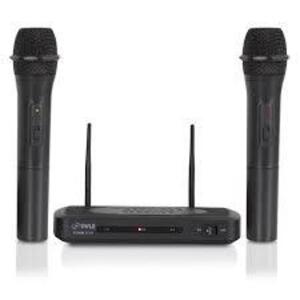 DESCRIPTION: (1) WIRELESS MICROPHONE SET BRAND/MODEL: PYLE #PDWM2130 RETAIL$: $40.00 EA QTY: 1