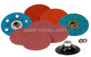 DESCRIPTION: (2) PACKS OF (50) QUICK CHANGE TS DISCS BRAND/MODEL: STANDARD ABRASIVES/522456 INFORMATION: GRIT: 80/BROWN/2-PLY RETAIL$: 36.29 EACH SIZE