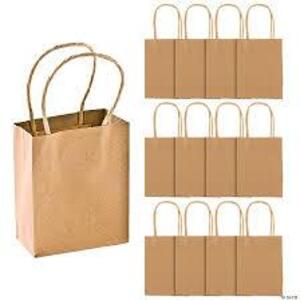 DESCRIPTION: (1) CASE OF APPROX (500) SMALL BROWN PAPER BAGSBRAND/MODEL: BLUE PANDASIZE: 2X4X5RETAIL$: $54.25 EAQTY: 1