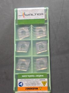 DESCRIPTION: (20) CARBIDE TURNING INSERTS BRAND/MODEL: WALTER CNGG120408-NFT RETAIL$: $426.00 QTY: 20