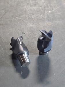 DESCRIPTION: (2) END MILLING TIP INSERT BRAND/MODEL: ISCAR MM EC100H15R05CF-4T06 SIZE: 10mm DIAN RETAIL$: $300.00 QTY: 2