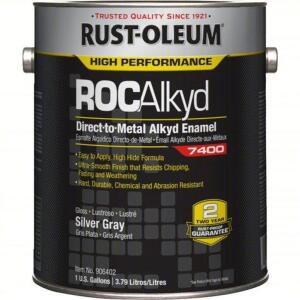 DESCRIPTION: (1) EPOXY MASTIC COATING BASED BRAND/MODEL: RUST-OLEUM #4CH80 INFORMATION: SILVER GRAY SIZE: 1 GALLON RETAIL$: $122.09 QTY: 1