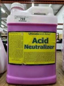 DESCRIPTION: (1) ACID NEUTRALIZER BRAND/MODEL: ULTIMATE ACID EATER SIZE: 5 GALLON RETAIL$: $385.00 QTY: 1