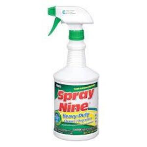 DESCRIPTION: (4) HEAVY DUTY CLEANER DEGREASER BRAND/MODEL: SPRAY NINE SIZE: 32 FL OZ RETAIL$: $10.00 EA QTY: 4