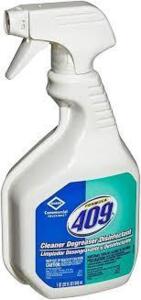 DESCRIPTION: (6) CLEANER DEGREASER DISINFECTANT BRAND/MODEL: FORMULA 409 SIZE: 1 QT RETAIL$: $5.00 EA QTY: 6