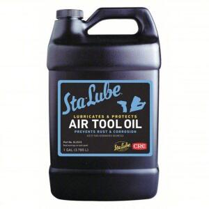 DESCRIPTION: (2) AIR TOOL OIL BRAND/MODEL: STA LUBE #19MZ76 INFORMATION: PETROLEUM BASED SIZE: 1 GALLON RETAIL$: $41.20 QTY: 2