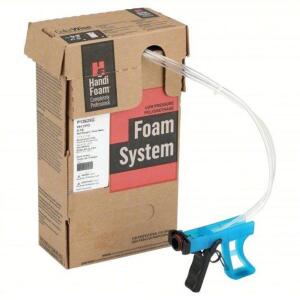 DESCRIPTION: (1) INSULATING SPRAY FOAM INSULATION KIT BRAND/MODEL: HANDI-FOAM #489K17 SIZE: 4 LB RETAIL$: $80.48 EA QTY: 1