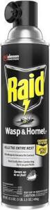 DESCRIPTION: (4) WASP AND HORNET KILLER BRAND/MODEL: RAID SIZE: 14 OZ RETAIL$: $10.00 EA QTY: 4