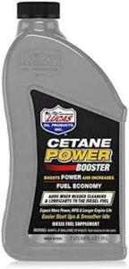 DESCRIPTION: (1) CETANE POWER BOOSTER BRAND/MODEL: LUCAS OIL SIZE: 2 QT RETAIL$: $17.01 EA QTY: 1