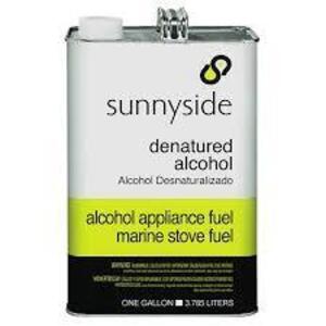 DESCRIPTION: (4) DENATURED ALCOHOL BRAND/MODEL: SUNNYSIDE SIZE: 1 GALLON RETAIL$: $24.99 EA QTY: 4