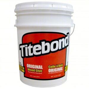 DESCRIPTION: (1) WOOD GLUE BRAND/MODEL: TITEBOND #40JM77 SIZE: 5 GALLON RETAIL$: $172.11 EA QTY: 1