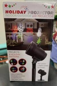 DESCRIPTION: (3) HOLIDAY PROJECTORS BRAND/MODEL: VISUAL EFFECTS INFORMATION: INDOOR/OUTDOOR QTY: 3