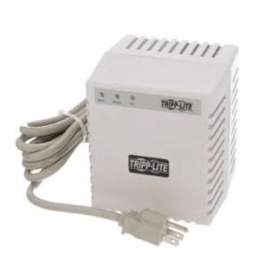 DESCRIPTION: (1) VOLTAGE REGULATOR BRAND/MODEL: TRIPP LITE/LS606M INFORMATION: 600W, 5A SIZE: 5.5 in. X 4.75 in. X 4.75 in QTY: 1