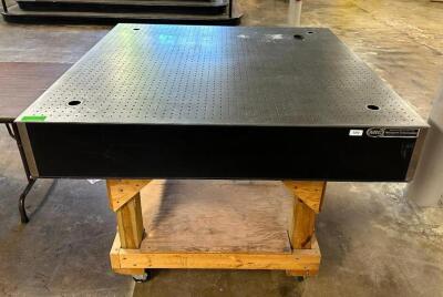 DESCRIPTION: OPTICAL VIBRATION ISOLATION TABLE BRAND/MODEL: NRC NEWPORT SIZE: 48"X48" LOCATION: BOTTOM FLOOR QTY: 1