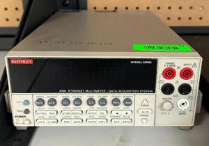 DESCRIPTION: ETHERNET MULTIMETER/DATA ACQUISITION SYSTEM BRAND/MODEL: KEITHLEY LOCATION: BOTTOM FLOOR QTY: 1