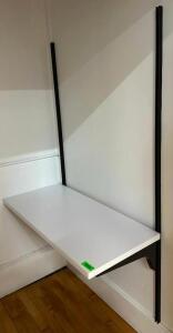 DESCRIPTION: 42" WALL MOUNT DESK SIZE: 42"X18" LOCATION: MAIN FLOOR QTY: 1