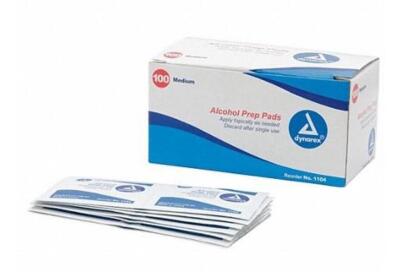 DESCRIPTION: (5) PACKS OF (20) ALCOHOL PADS BRAND/MODEL: HONEYWELL NORTH/Z155818X INFORMATION: ANTISEPTICS/100-COUNT PER PK RETAIL$: 126.40 PER PK OF