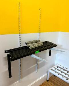 DESCRIPTION: WALL MOUNT SHELVING BRACKET LOCATION: MAIN FLOOR QTY: 1