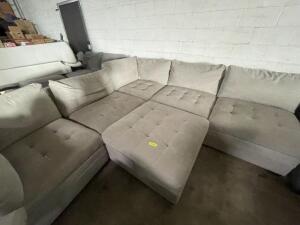 SOFA SECTIONAL WITH OTTOMAN