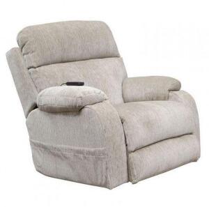 Refresher Power Rocker Recliner w/ CR3 Heat and Massage (Cloud)