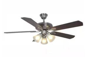 Glendale 52 in. LED Indoor Brushed Nickel Ceiling Fan with Light Kit