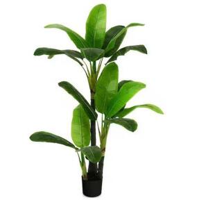 5 ft. Artificial Tree Fake Banana Plant Faux Tropical Tree for Indoor and Outdoor