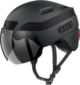 KRS S1 MATTE BLACK SMART HELMET